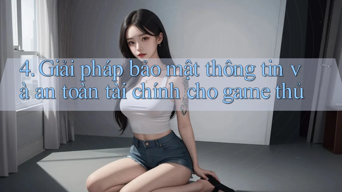 4. Giải pháp bảo mật thông tin và an toàn tài chính cho game thủ