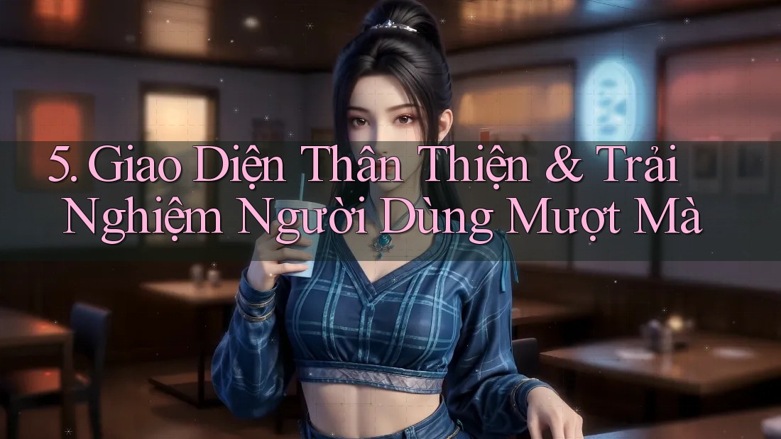 5. Giao Diện Thân Thiện & Trải Nghiệm Người Dùng Mượt Mà