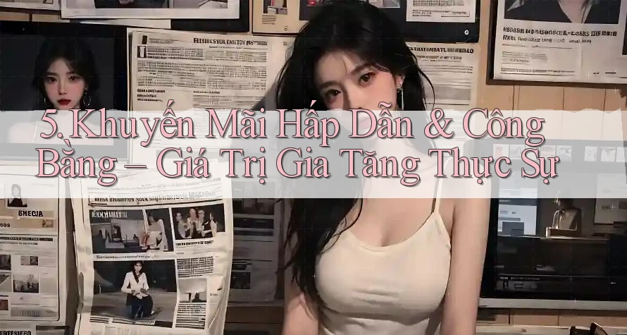 5. Khuyến Mãi Hấp Dẫn & Công Bằng – Giá Trị Gia Tăng Thực Sự