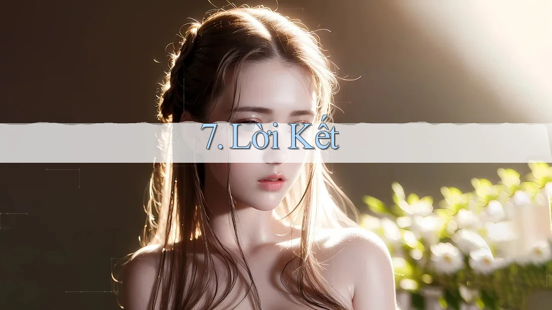 7. Lời kết 7. Lời kết