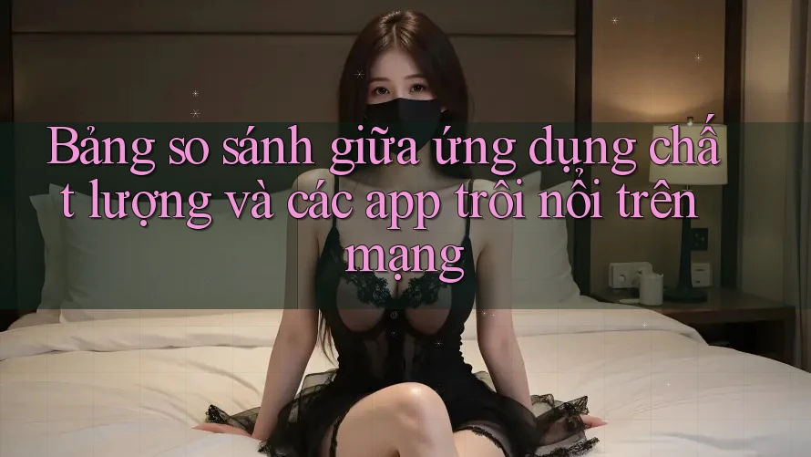 Bảng so sánh giữa ứng dụng chất lượng và các app trôi nổi trên mạng Bảng so sánh giữa ứng dụng chất lượng và các app trôi nổi trên mạng