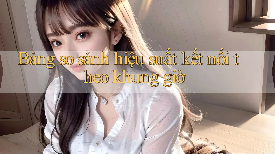 Bảng so sánh hiệu suất kết nối theo khung giờ
