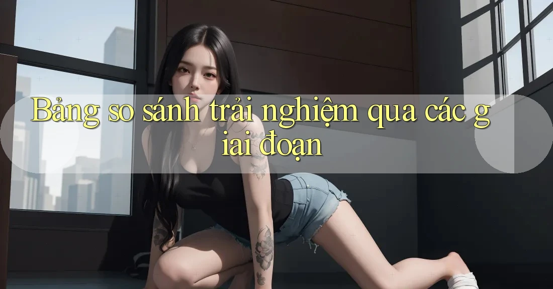 Bảng so sánh trải nghiệm qua các giai đoạn