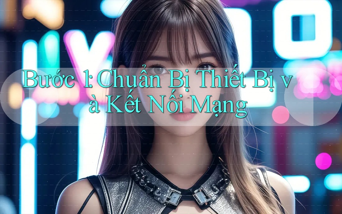 Bước 1: Chuẩn Bị Thiết Bị và Kết Nối Mạng Bước 1: Chuẩn Bị Thiết Bị và Kết Nối Mạng