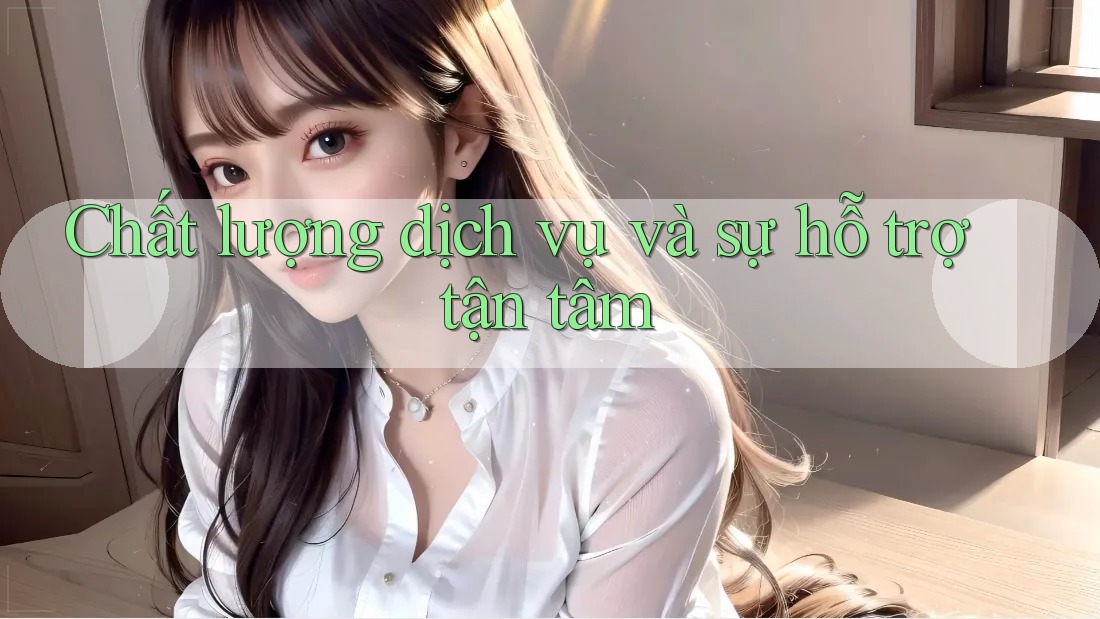 Chất lượng dịch vụ và sự hỗ trợ tận tâm Chất lượng dịch vụ và sự hỗ trợ tận tâm