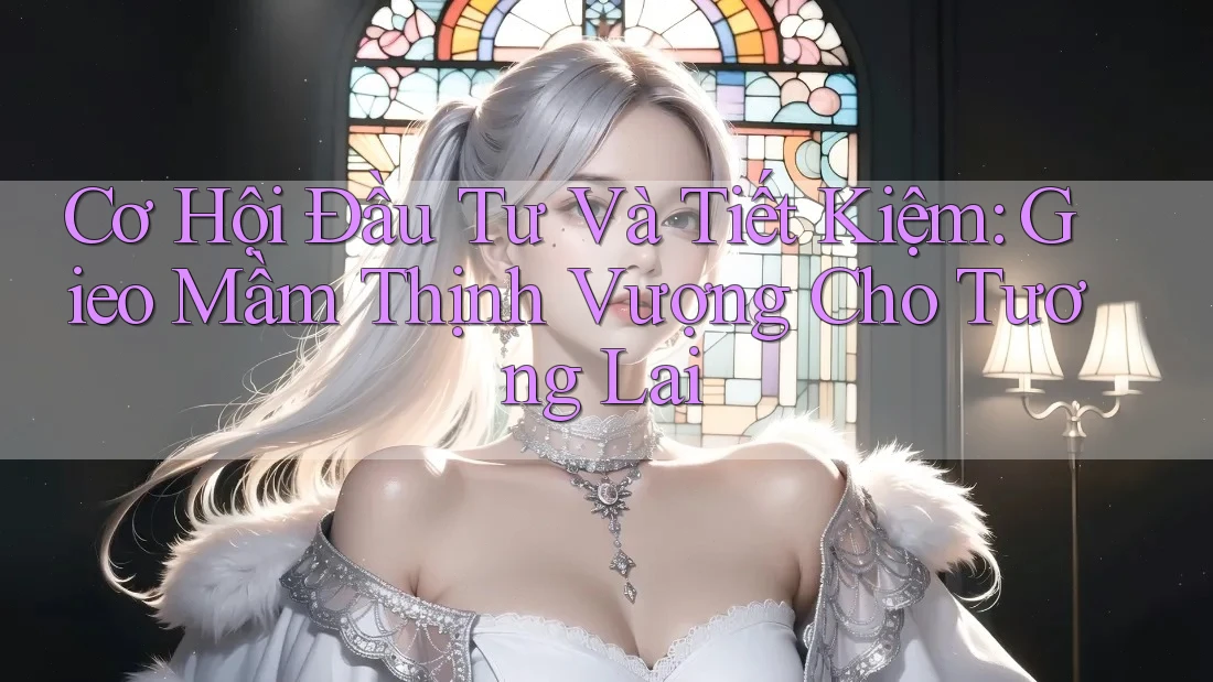 Cơ Hội Đầu Tư Và Tiết Kiệm: Gieo Mầm Thịnh Vượng Cho Tương Lai Cơ Hội Đầu Tư Và Tiết Kiệm: Gieo Mầm Thịnh Vượng Cho Tương Lai