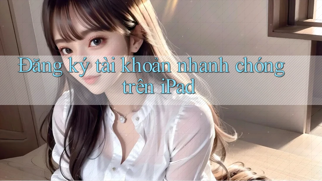 Đăng ký tài khoản nhanh chóng trên iPad Đăng ký tài khoản nhanh chóng trên iPad
