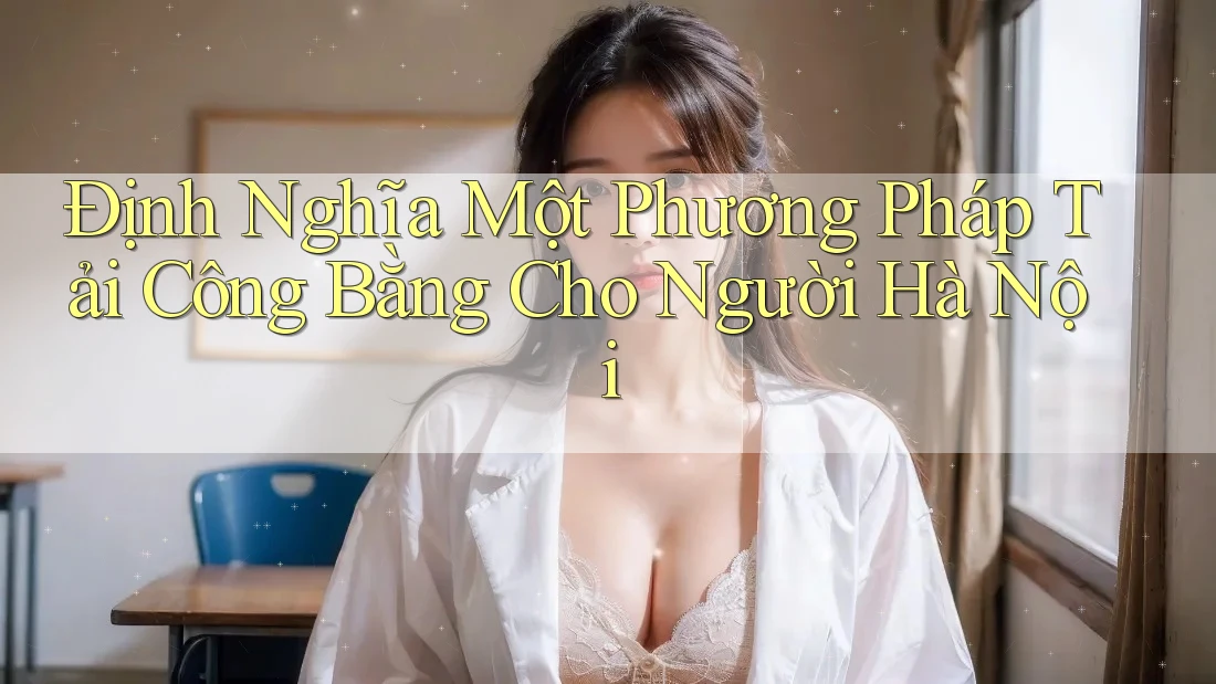 Định Nghĩa Một Phương Pháp Tải Công Bằng Cho Người Hà Nội Định Nghĩa Một Phương Pháp Tải Công Bằng Cho Người Hà Nội