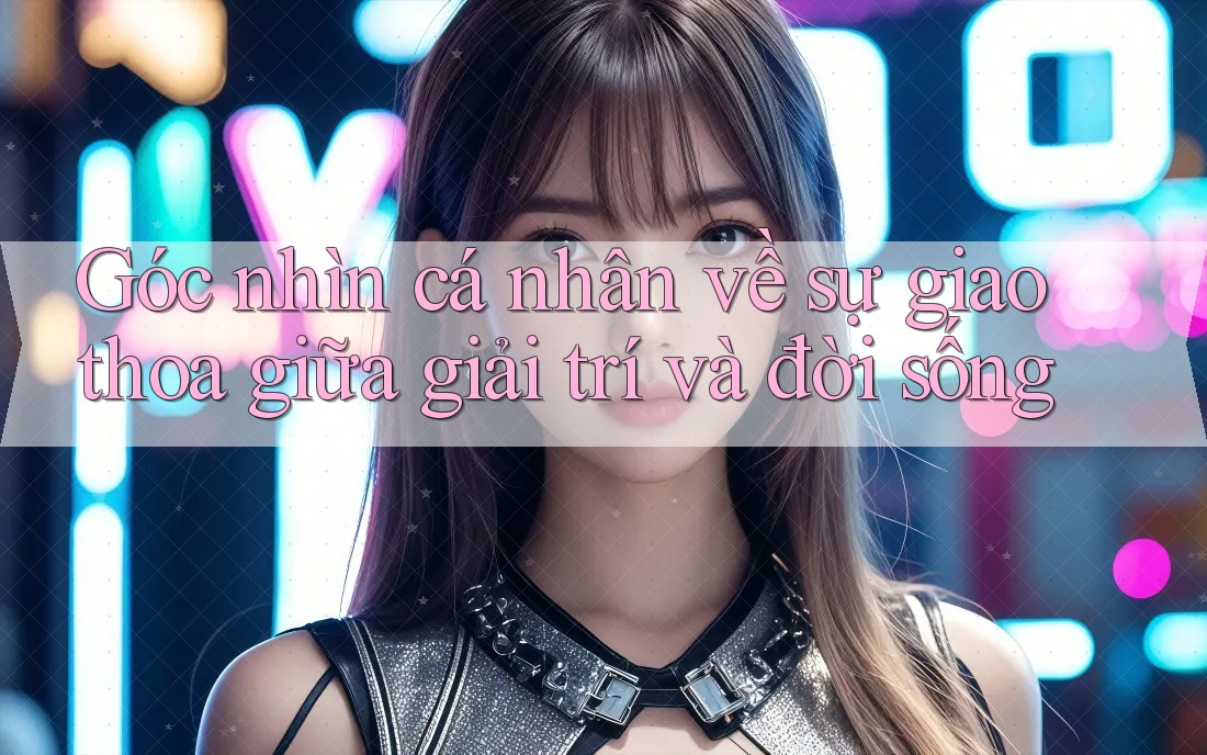 Góc nhìn cá nhân về sự giao thoa giữa giải trí và đời sống