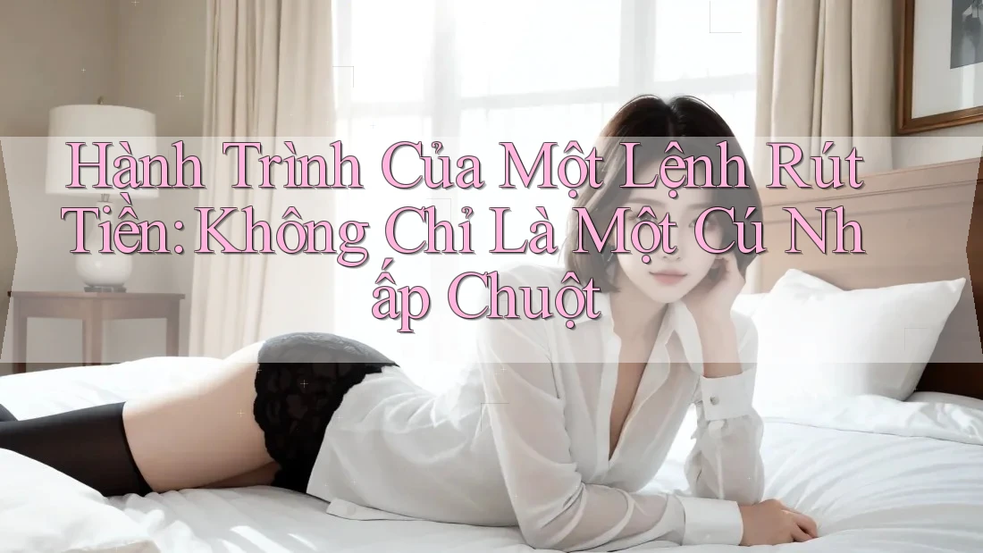 Hành Trình Của Một Lệnh Rút Tiền: Không Chỉ Là Một Cú Nhấp Chuột