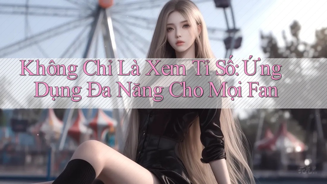 Không Chỉ Là Xem Tỉ Số: Ứng Dụng Đa Năng Cho Mọi Fan