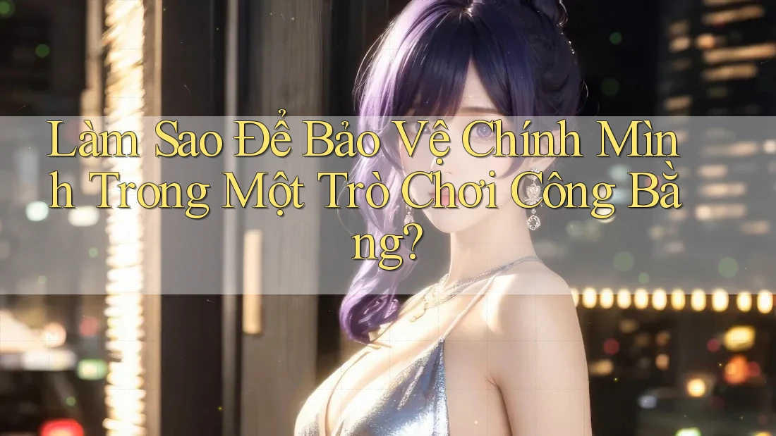 Làm Sao Để Bảo Vệ Chính Mình Trong Một Trò Chơi Công Bằng? Làm Sao Để Bảo Vệ Chính Mình Trong Một Trò Chơi Công Bằng?