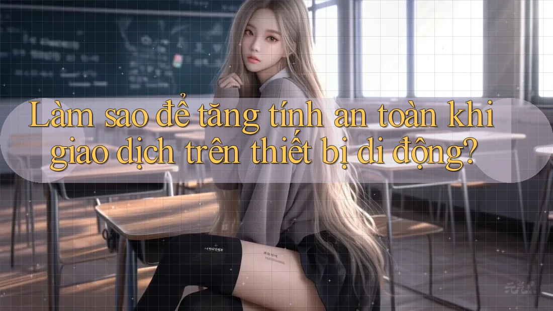 Làm sao để tăng tính an toàn khi giao dịch trên thiết bị di động?