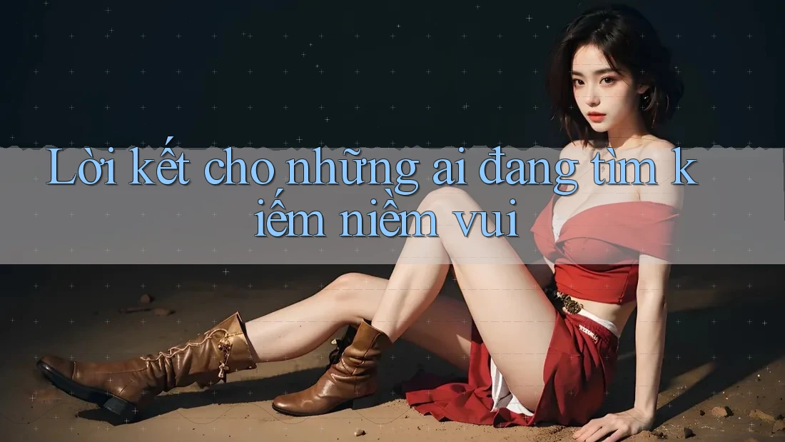 Lời kết cho những ai đang tìm kiếm niềm vui Lời kết cho những ai đang tìm kiếm niềm vui