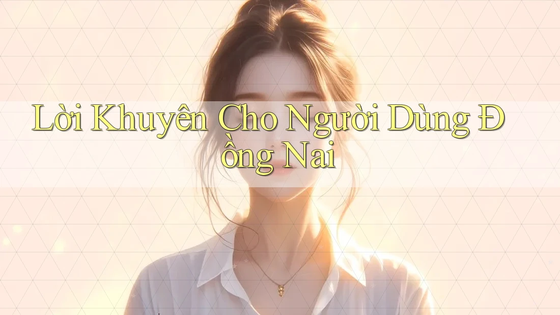 Lời Khuyên Cho Người Dùng Đồng Nai