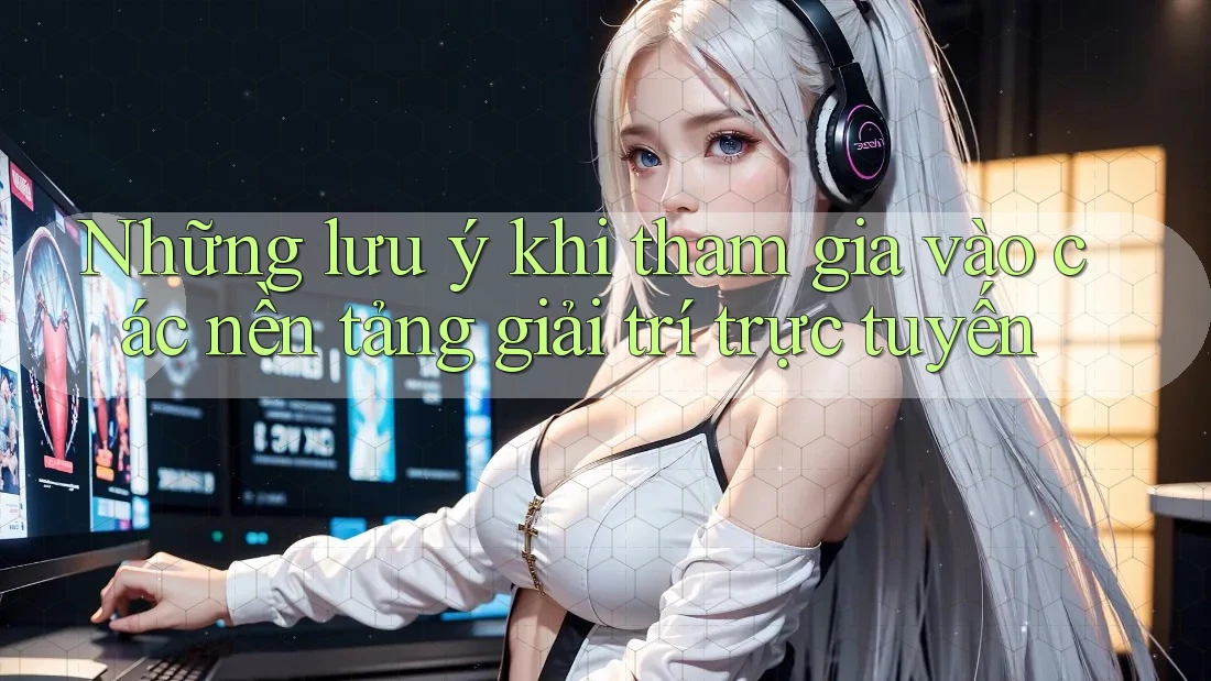 Những lưu ý khi tham gia vào các nền tảng giải trí trực tuyến