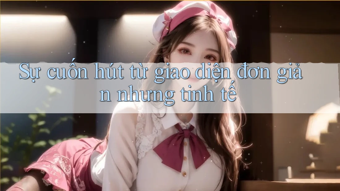Sự cuốn hút từ giao diện đơn giản nhưng tinh tế