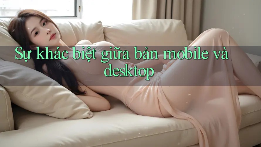 Sự khác biệt giữa bản mobile và desktop Sự khác biệt giữa bản mobile và desktop