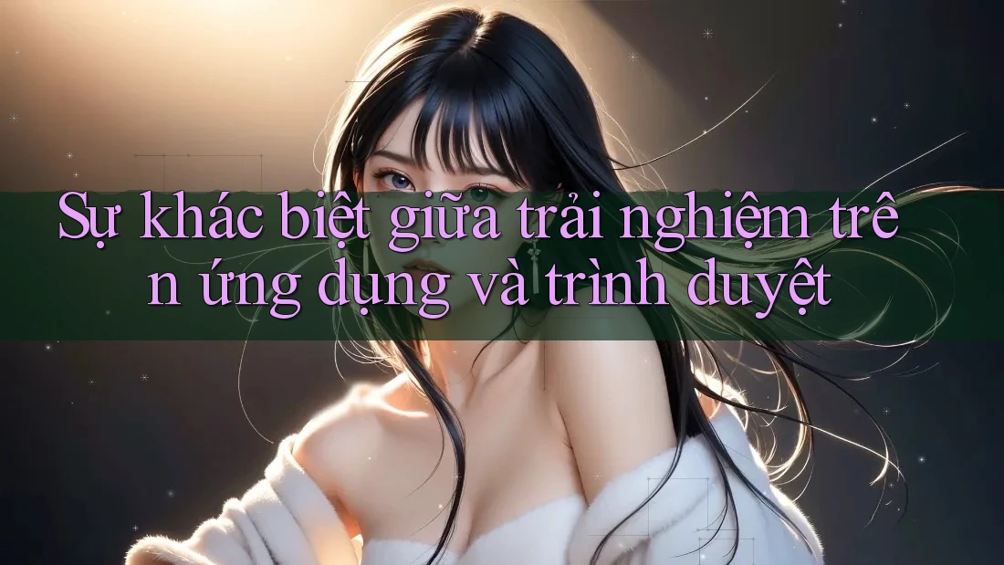 Sự khác biệt giữa trải nghiệm trên ứng dụng và trình duyệt Sự khác biệt giữa trải nghiệm trên ứng dụng và trình duyệt