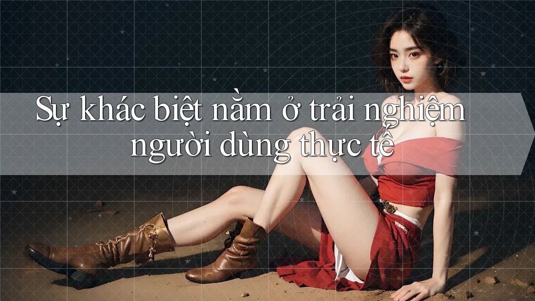 Sự khác biệt nằm ở trải nghiệm người dùng thực tế Sự khác biệt nằm ở trải nghiệm người dùng thực tế