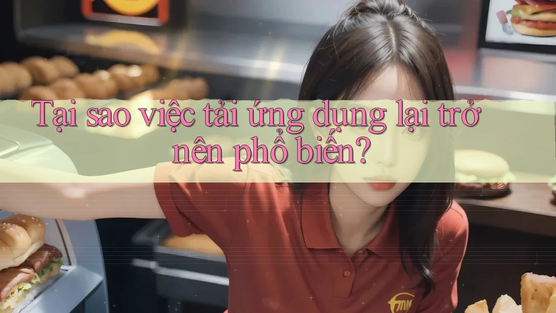 Tại sao việc tải ứng dụng lại trở nên phổ biến?