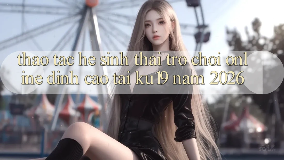 Thao tác Hệ Sinh Thái Trò chơi Online Đỉnh Cao Tại ku19 Năm 2026 Thao tác Hệ Sinh Thái Trò chơi Online Đỉnh Cao Tại ku19 Năm 2026
