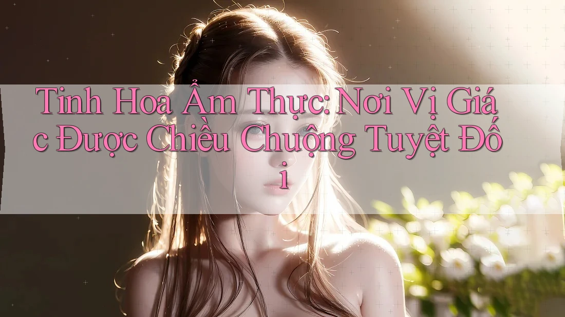 Tinh Hoa Ẩm Thực: Nơi Vị Giác Được Chiều Chuộng Tuyệt Đối Tinh Hoa Ẩm Thực: Nơi Vị Giác Được Chiều Chuộng Tuyệt Đối