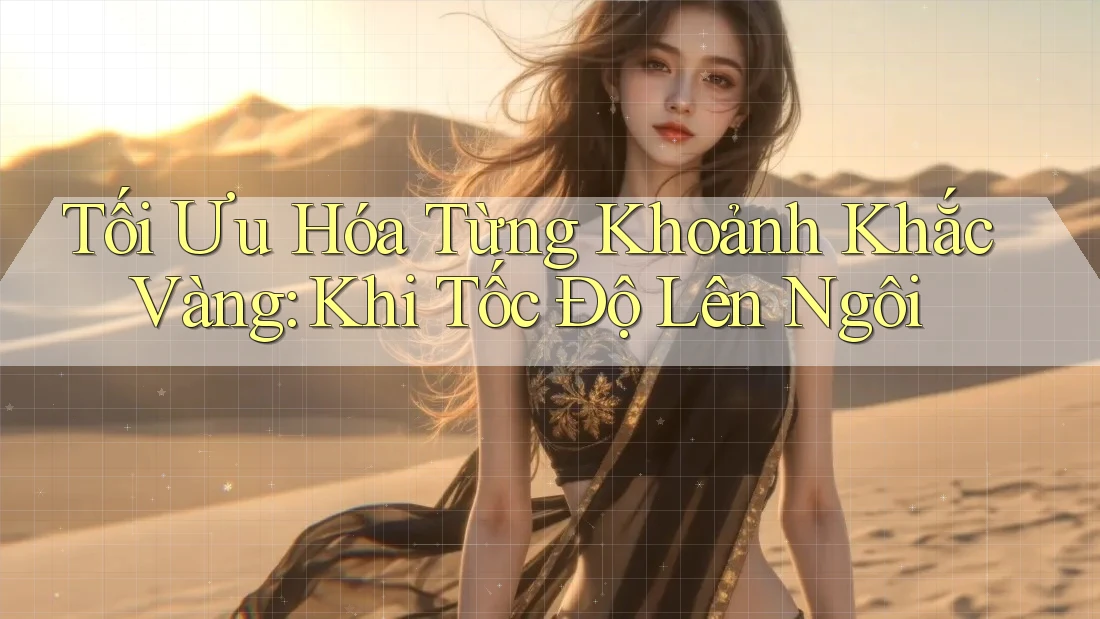 Tối Ưu Hóa Từng Khoảnh Khắc Vàng: Khi Tốc Độ Lên Ngôi Tối Ưu Hóa Từng Khoảnh Khắc Vàng: Khi Tốc Độ Lên Ngôi
