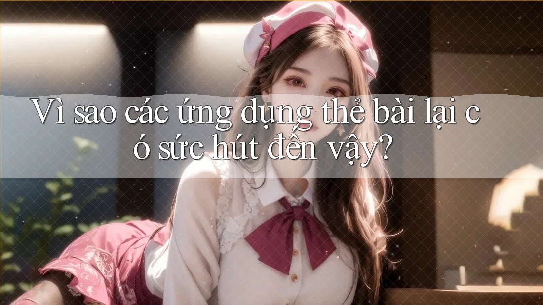 Vì sao các ứng dụng thẻ bài lại có sức hút đến vậy? Vì sao các ứng dụng thẻ bài lại có sức hút đến vậy?