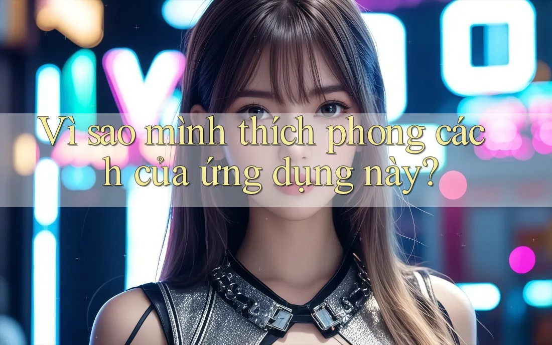 Vì sao mình thích phong cách của ứng dụng này?